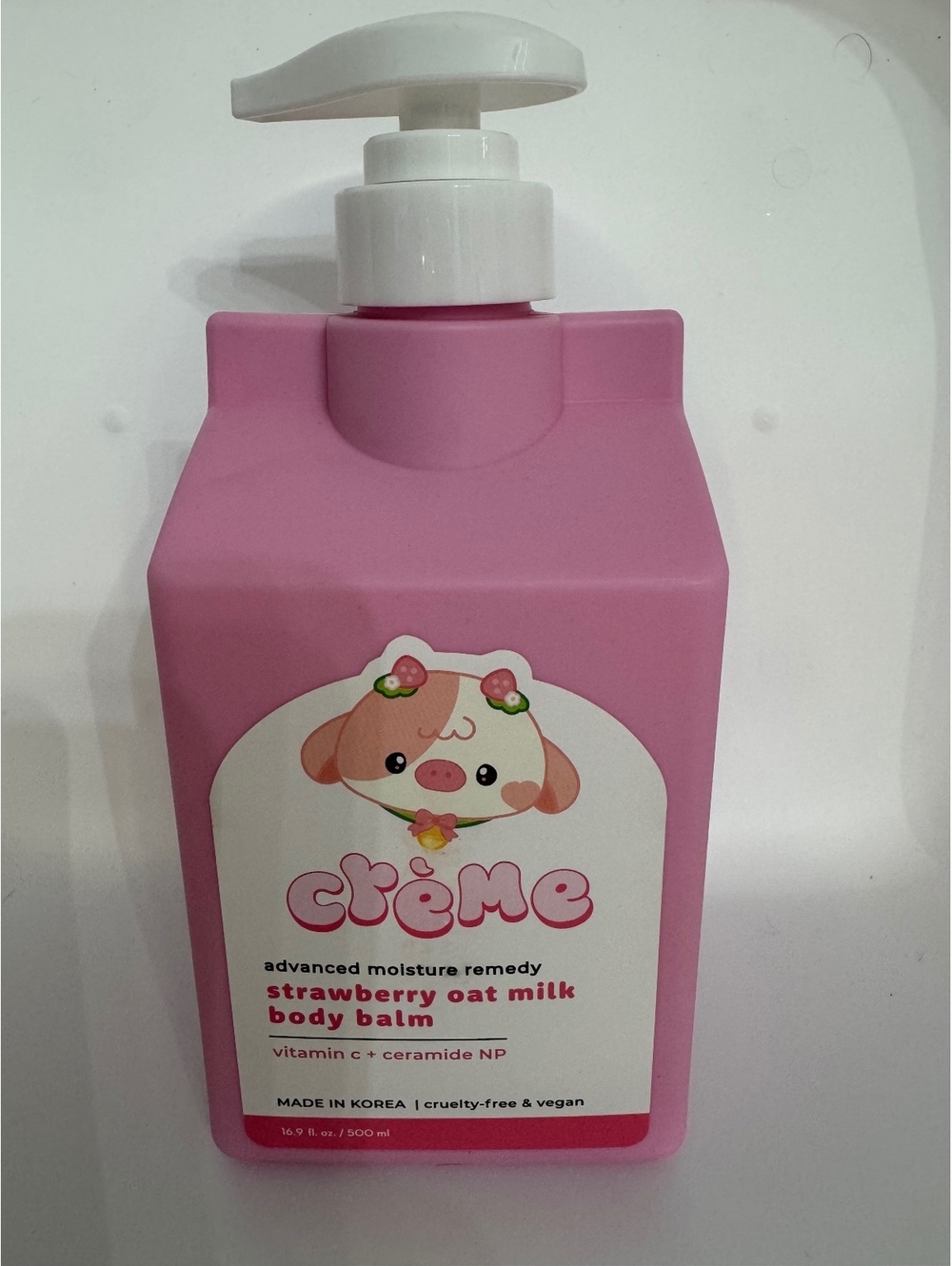 Crème Strawberry Oat Milk Body Balm with Vitamin C + Ceramide NP 10.2 fl oz